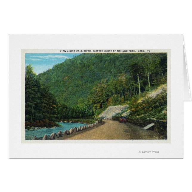 Vue le long de Cold River sur le versant est de (Devant horizontal)