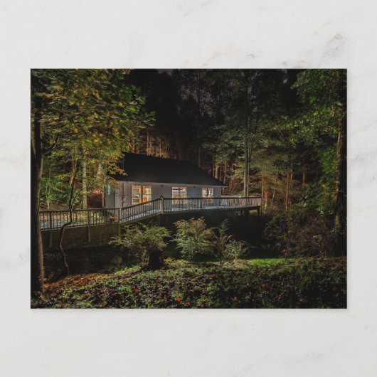 Vue nocturne de Misty Mountain Hop - Carte postale (Devant)