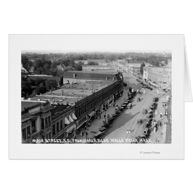 Vue nord-est de Main St depuis Baker Bldg (Devant horizontal)