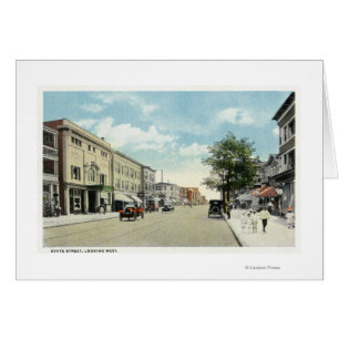 Vue occidentale de rue d'état