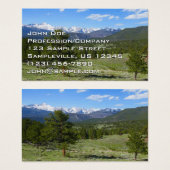 Vue panoramique des montagnes Rocheuses (Devant & derrière)