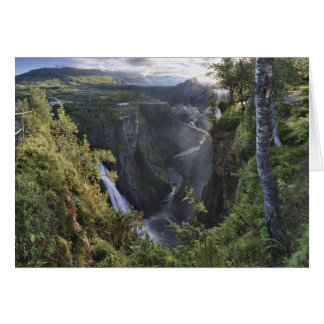 Vue panoramique en soirée - Hordaland, Norvège