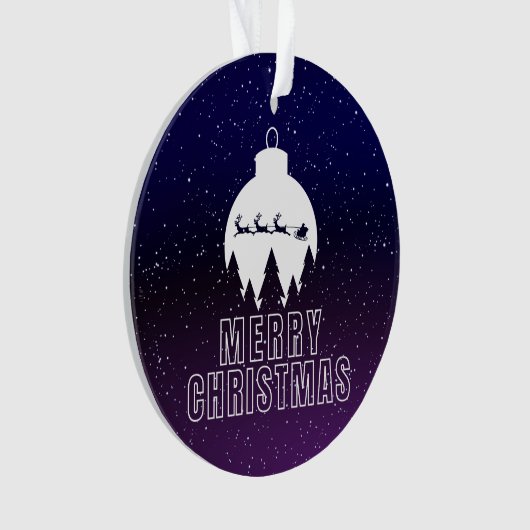 Vue panoramique Père Noël Sleigh et Midnight (devant)