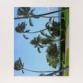 Vue pittoresque des cocotiers Jigsaw Puzzle (Vertical)