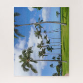 Vue pittoresque des cocotiers Jigsaw Puzzle (Vertical)