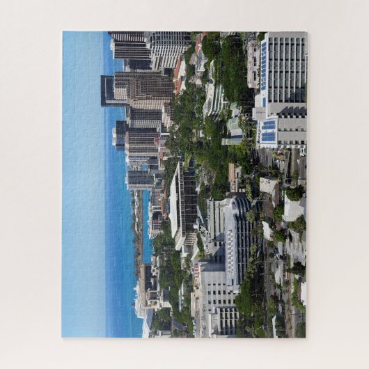 Vue pittoresque du puzzle Honolulu Hawaii (Vertical)