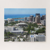 Vue pittoresque du puzzle Honolulu Hawaii (Horizontal)