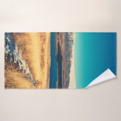 Vue pittoresque sur le point de vue du sommet du M (Serviette de bain)