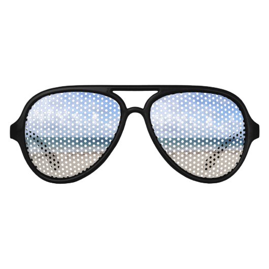 Vue Plage Lunettes de soleil Aviator (Devant)