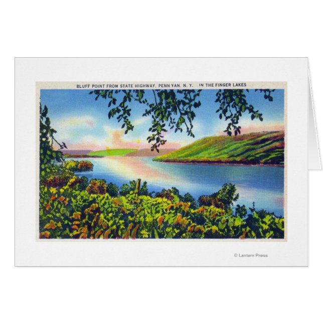 Vue routière d'état de Bluff Point (Devant horizontal)