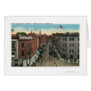 Vue sud de l'Union Carré et rue Lisbonne