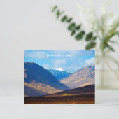 Vue sur Glen Etive, carte postale d'Écosse (Debout devant)