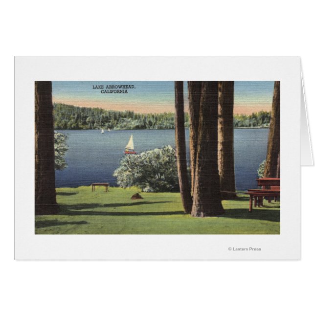 Vue sur Grassy Shore & Lake (Devant horizontal)