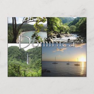 Vue sur la carte postale de Nature Isle