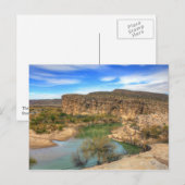 Vue sur la carte postale Rio Grande (Devant / Derrière)