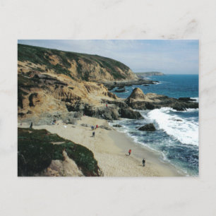 Vue sur la plage à Bodega Bay, carte postale CA