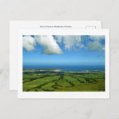 Vue sur la plage de Vitoria Bay : Carte postale Te (Devant / Derrière)