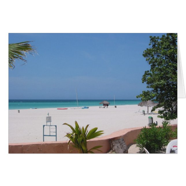 vue sur la plage des caraïbes (Devant horizontal)