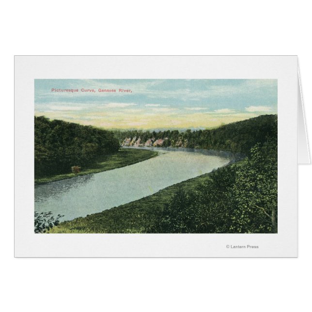 Vue sur la rivière Genesee (Devant horizontal)
