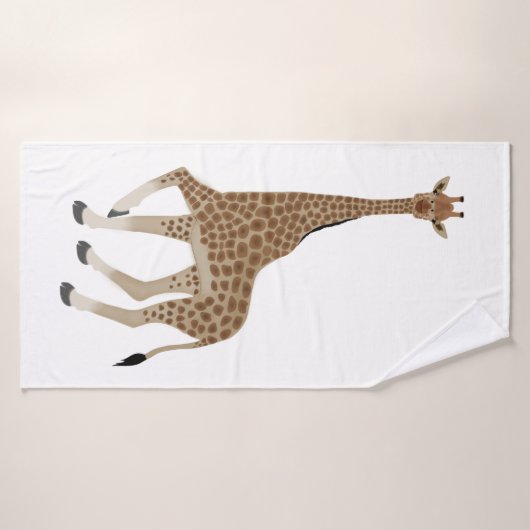 Vue sur la serviette de bain (Serviette de bain)