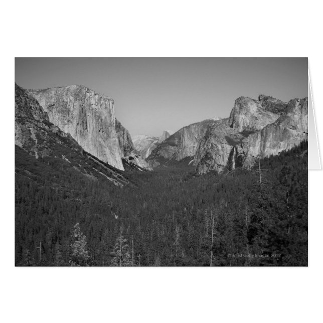 Vue sur la vallée de Yosemite à Yosemite (Devant horizontal)