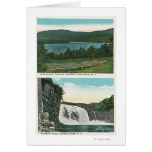 Vue sur le lac du mont Whitney, Rainbow Falls