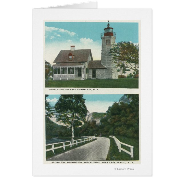 Vue sur le phare du lac Champlain (Devant)