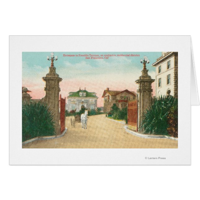 Vue sur l'entrée de la terrasse Presidio (Devant horizontal)