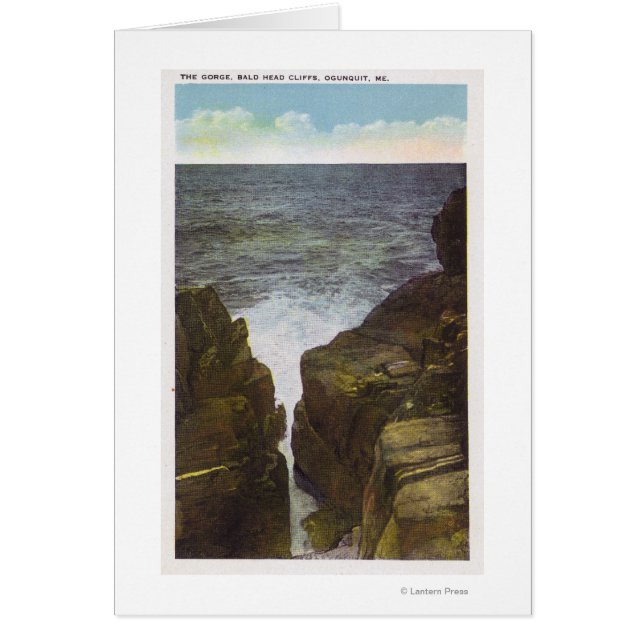 Vue sur les falaises de Bald Head, la gorge (Devant)