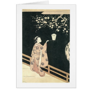 Vue sur les fleurs de prune, Harunobu, années 1760
