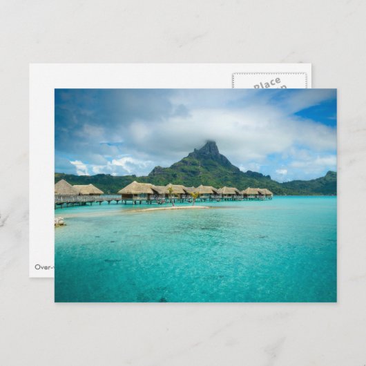 Vue sur l'île de Bora Bora Carte postale (Devant / Derrière)