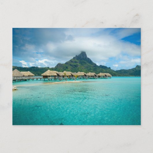 Vue sur l'île de Bora Bora Carte postale (Devant)