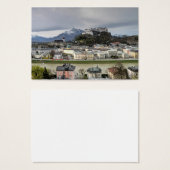 Vue sur Salzbourg Autriche (Devant & derrière)