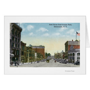 Vue sur State Street depuis Crescent Park