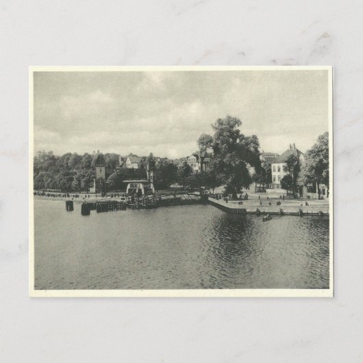 Vue vintage de la carte postale Brême/Vegesack (Devant)