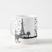 Vue-voir dans la tasse de Paris (Devant gauche)