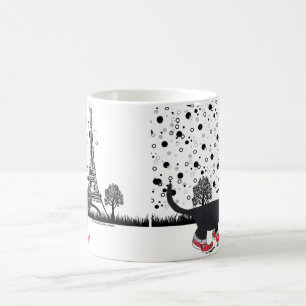Vue-voir dans la tasse de Paris
