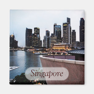 Vues de gratte-ciel : Aimant de Singapour