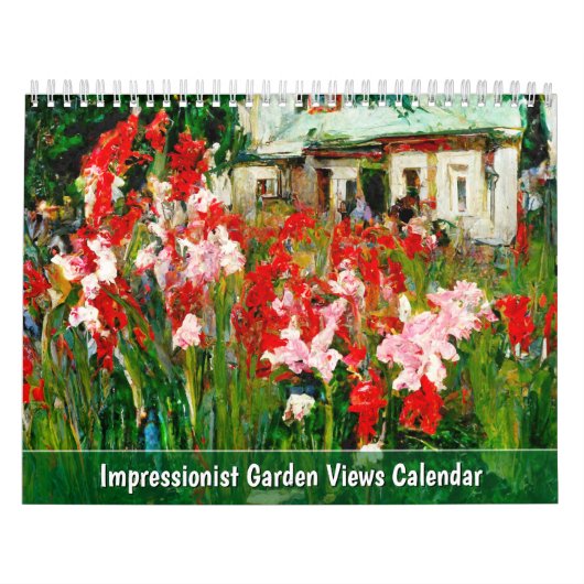 Vues de jardin impressionnistes – Calendrier (Protection)