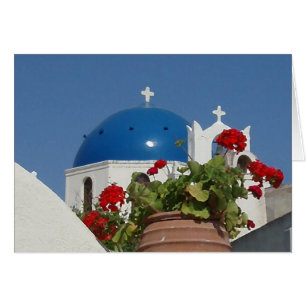 Vues de l'église sur Santorin, Grèce