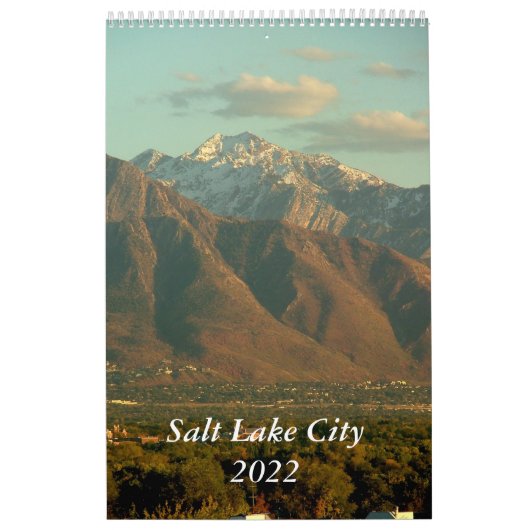 Vues de Salt Lake City Calendrier 2022 (Protection)
