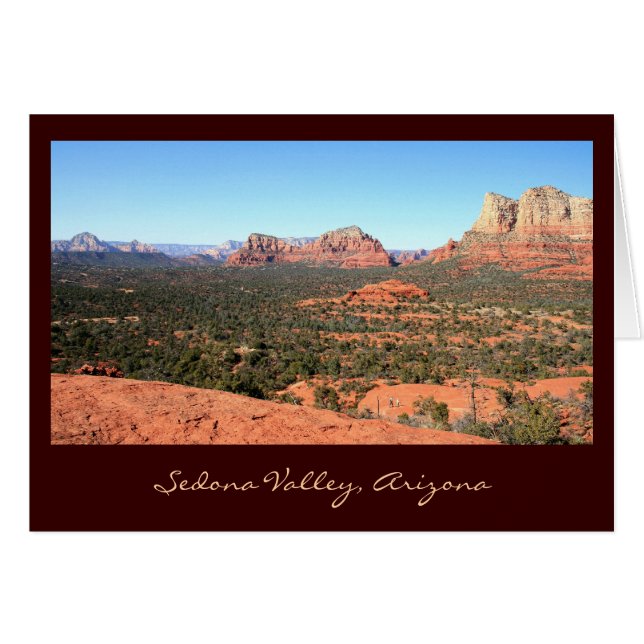 Vues sur la vallée de Sedona (Devant horizontal)
