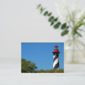 Vues sur St Augustine, Floride Carte de visite (Debout devant)