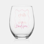 Vuil 30 wijnglas zonder voet (Achterkant)