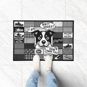 Vuil Schoeisel? Hoe Durf Je! - Stijlvolle popart Deurmat