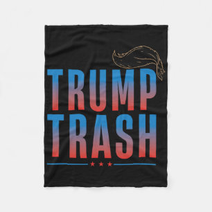 Vuil Trump 2025 Grunge Afval Voor Trump Grappige T Fleece Deken