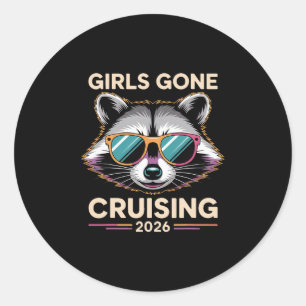 Vuil Wasbeer Meisjes Gaan Cruisen 2026 Cruise Vaka Ronde Sticker
