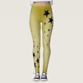 Vuile blonde super ster leggings (Voorkant)