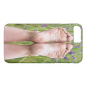vuile blote voeten in wilde bloemen Case-Mate iPhone case (Achterkant (Horizontaal))