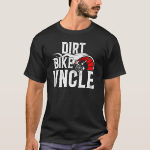 Vuile fiets oom van een vuile biker oom t-shirt